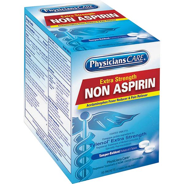 ACM40800 PhysiciansCare Extra Strength Non Aspirin Tablets