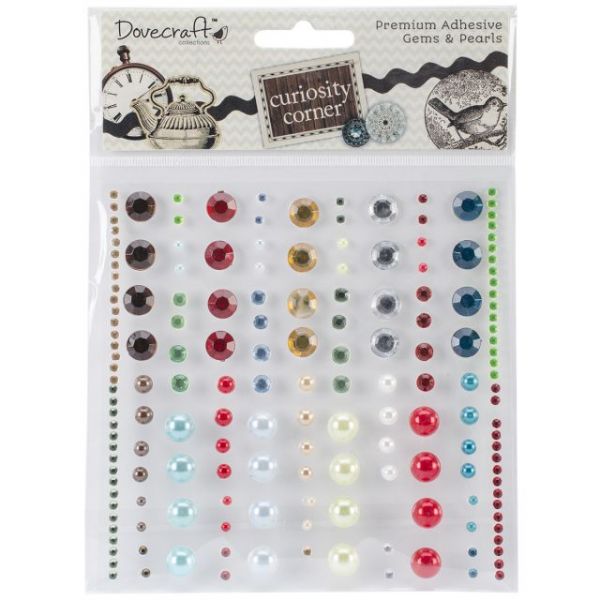 NOTM311176 Curiosity Corner Adhesive Pearls & Gems