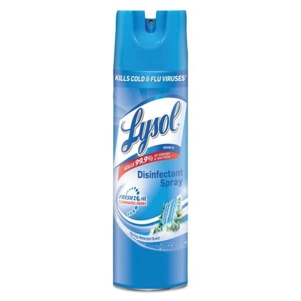 RAC79326 LYSOL Brand Disinfectant Spray, Spring Waterfall Scent, 19oz Aerosol