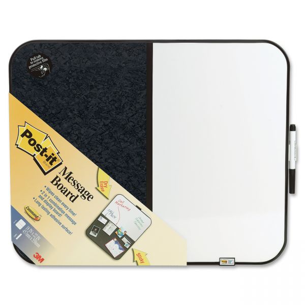 MMM558CBS Post-it Combo Bulletin/Dry Erase Board