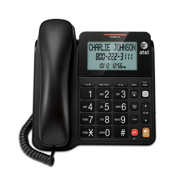 SYNX3718236 AT&T CL2940 Standard Phone - Black