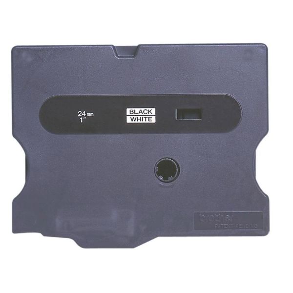 BRTTX3551 Brother P-Touch TX Tape Cartridge for PT-8000, PT-PC, PT-30/35, 1"w, White on Black