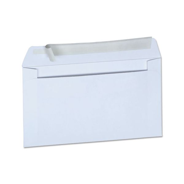 UNV36000 Universal Peel Seal Strip Business Envelope, #6 3/4, 3 5/8 x 6 1/2, White, 100/Box