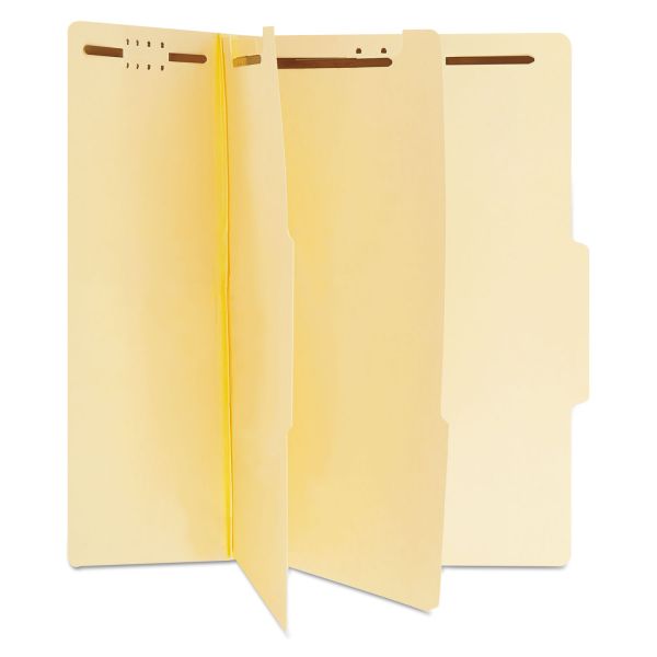 UNV10300 Universal Manila Classification Folders, Letter, Six-Section, 15/Box