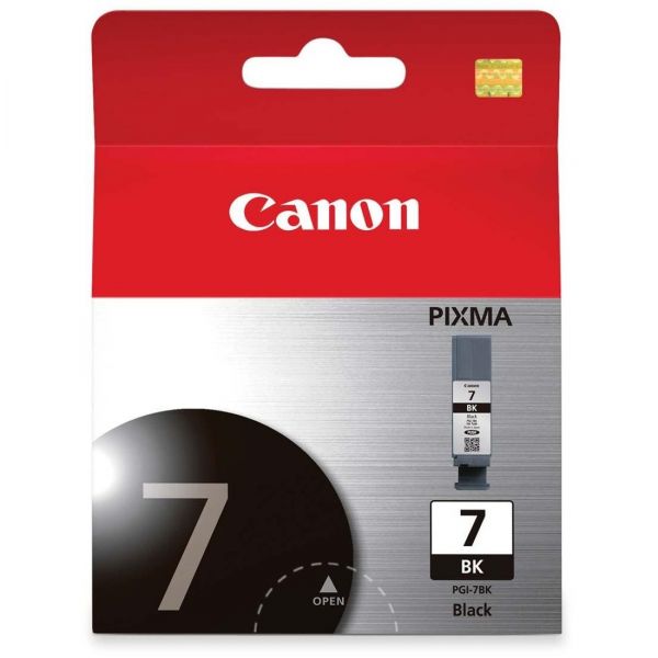 CNMPGI7BK Canon PGI-7BK Black Ink Cartridge (2444B002)