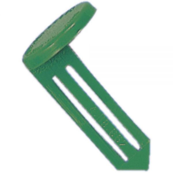 MMF261401802 STEELMASTER by MMF Industries Nylon Vault Key-Hole Signals, Nylon, Green, 25/Box