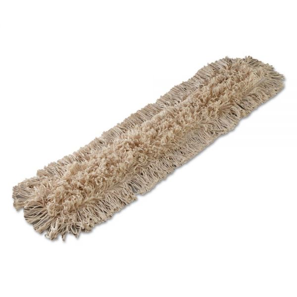 BWK1036 Boardwalk Mop Head, Dust, Cotton, 36 x 3, White