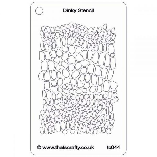 NOTM370047 That's Crafty Dinky Stencil 3"X4.75"