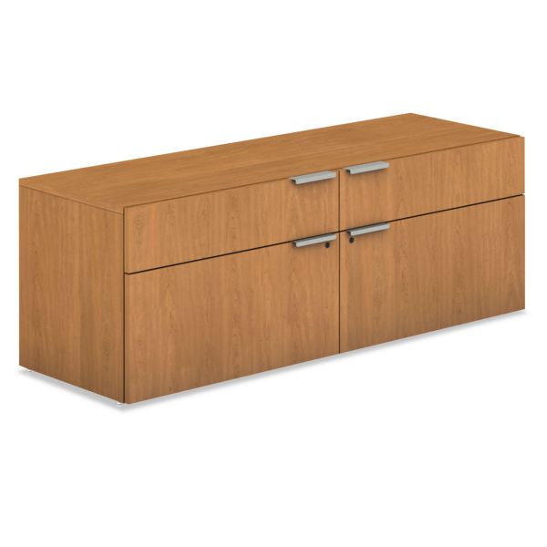 HONVCL60FC HON Voi Low Credenza, 2 Box/2 File Drawers, 60w x 20d x 21 1/2h, Harvest