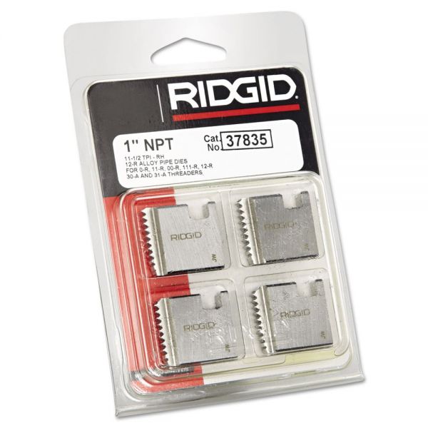 RID37835 RIDGID Alloy RH Manual Threader Pipe & Bolt Die, NPT, 1" - 11 1/2 TPI