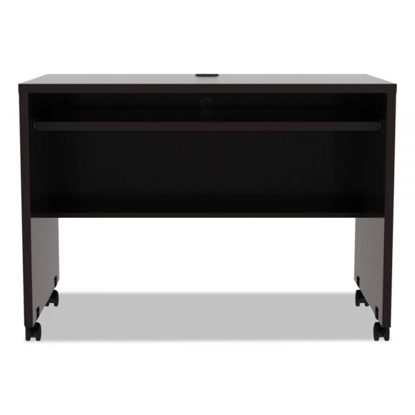 ALEVA204224ES Alera Valencia Series Mobile Workstation Desk, 41 3/8 x 23 5/8x 29 7/8, Espresso