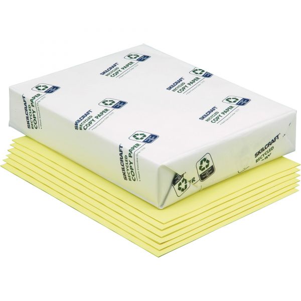 NSN1476811 SKILCRAFT Recycled Colored Paper - Yellow