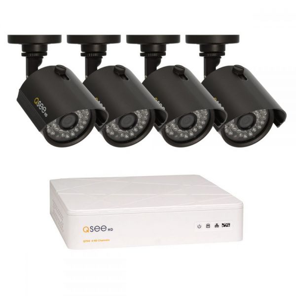 IGRM1R0394 Q-see 4 Channel HD Security System with 4 HD 720p Cameras QTH4-4Z3-1