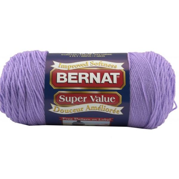 NOTM068619 Bernat Super Value Yarn - Lilac