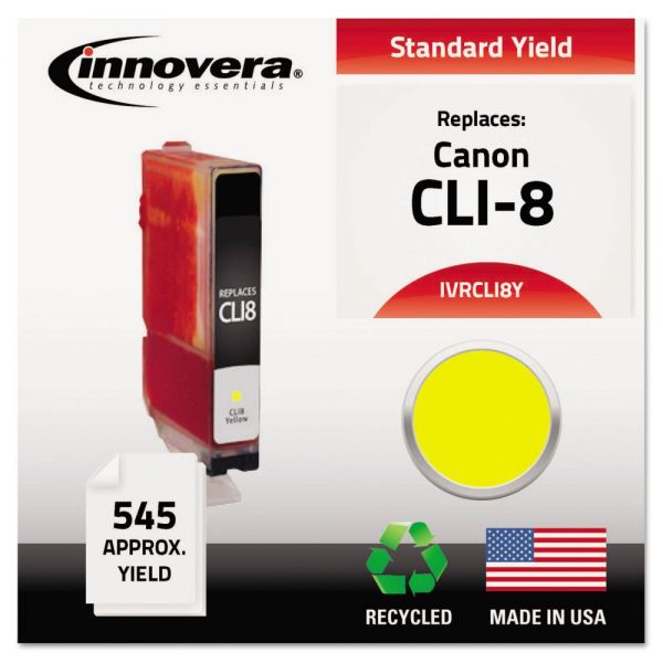 IVRCLI8Y Innovera Remanufactured 06232B002 (CLI-8) Ink, Yellow