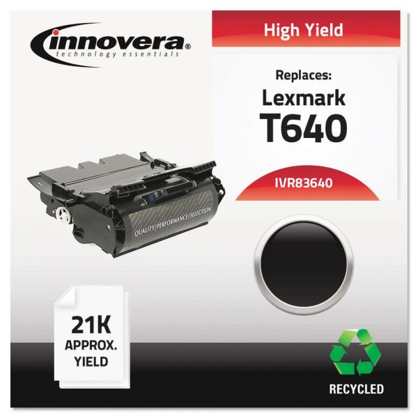 IVR83640 Innovera Remanufactured 64015HA (T640) High-Yield Toner, Black