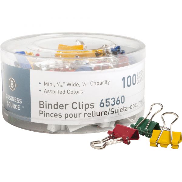 BSN65360 Business Source Mini Binder Clips