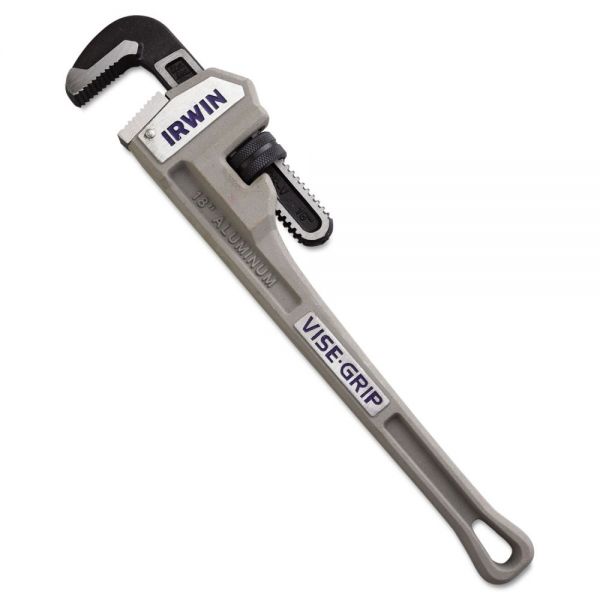 VSE2074118 IRWIN IRWIN Cast Aluminum Pipe Wrench, 18" Long, 2 1/2" Capacity