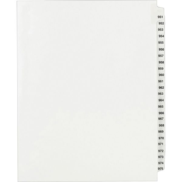 AVE82317 Avery Side Tab Collated Legal Index Dividers