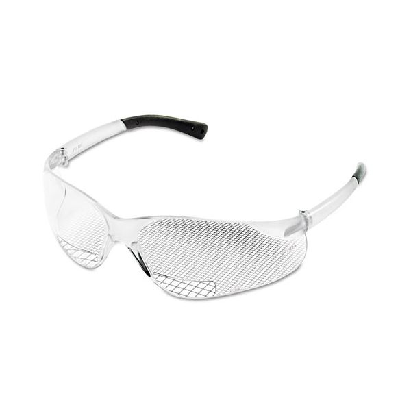 CRWBKH10 MCR Safety Bearkat Magnifier Protective Eyewear, Clear, 1.00 Diopter