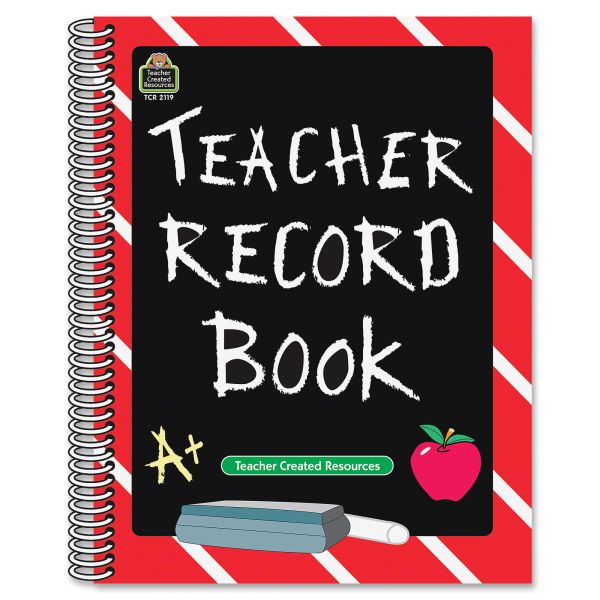TCR2119 Chalkboard Teacher Record Book