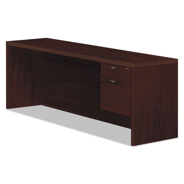 HON11545RAFNN HON Valido 11500 Series Right Pedestal Credenza, 72w x 24d x 29-1/2h, Mahogany