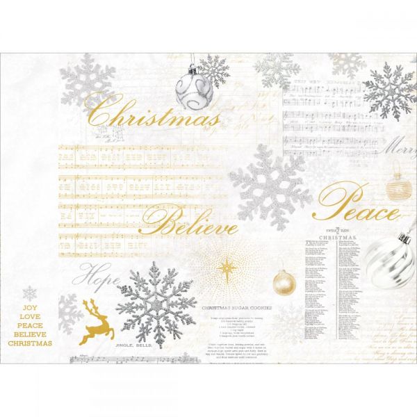 NOTM382921 Kaisercraft Glisten D-Ring Album 12"X12"