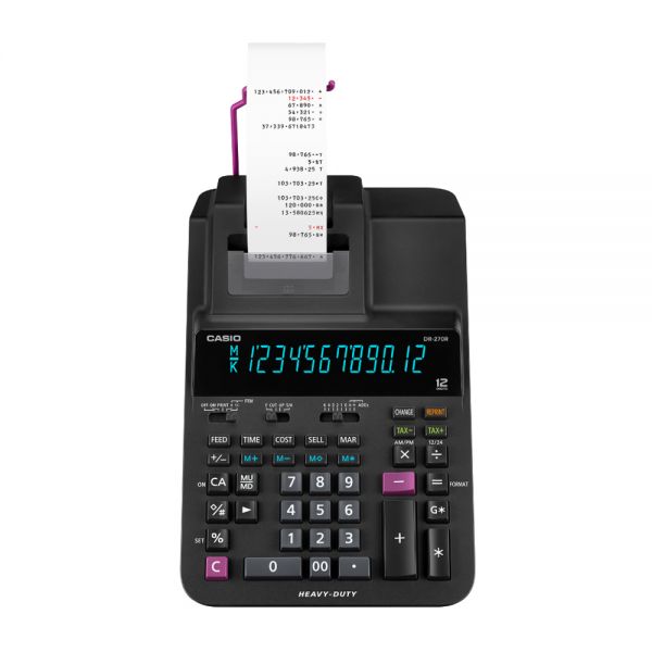 Casio DR-270R 2-color Printing Calculator | OfficeSupply.com