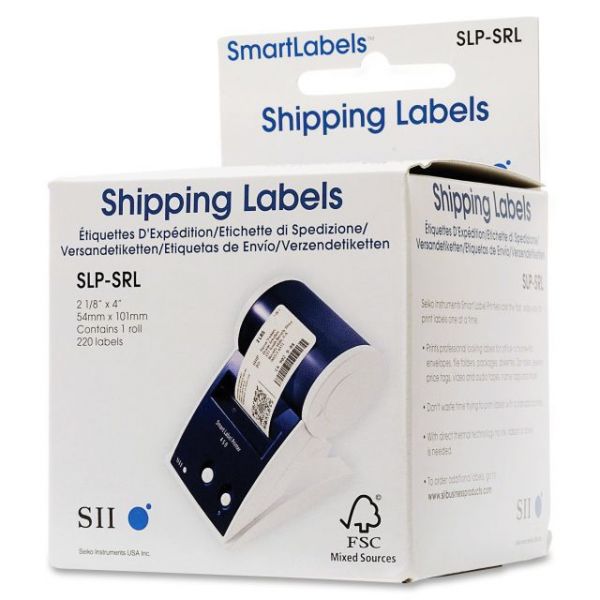 SYNX2434201 Seiko SmartLabel SLP-SRL Shipping Labels