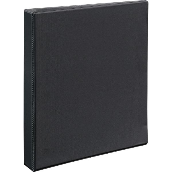 AVE79699 Avery Heavy-Duty 3-Ring View Binder w/Locking 1-Touch EZD Rings, 1" Capacity, Black