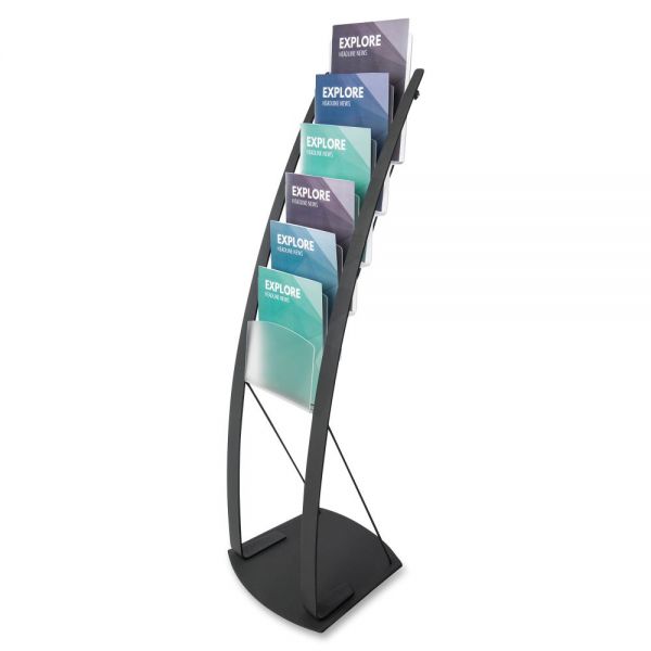 DEF693104 deflecto Contemporary Literature Floor Stand