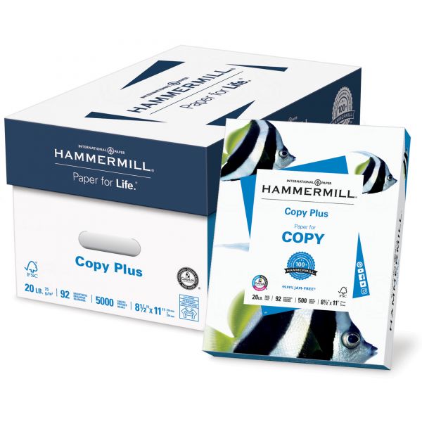 HAM105007RM Hammermill Copy Plus White Copy Paper