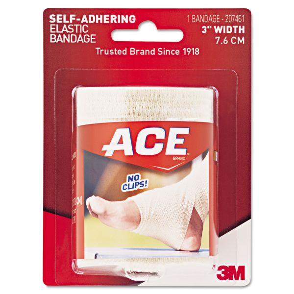 MMM207461 ACE Self-Adhesive Bandage, 3" x 50"