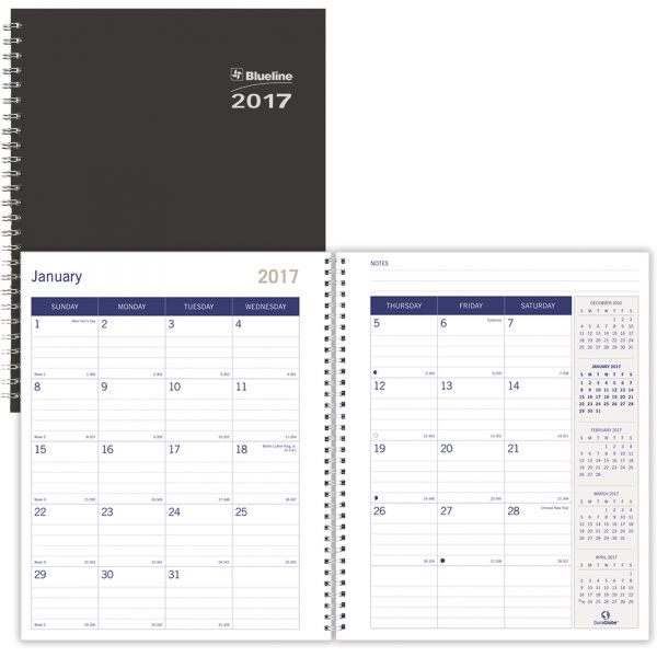 REDC23541T Blueline DuraGlobe Monthly Planner