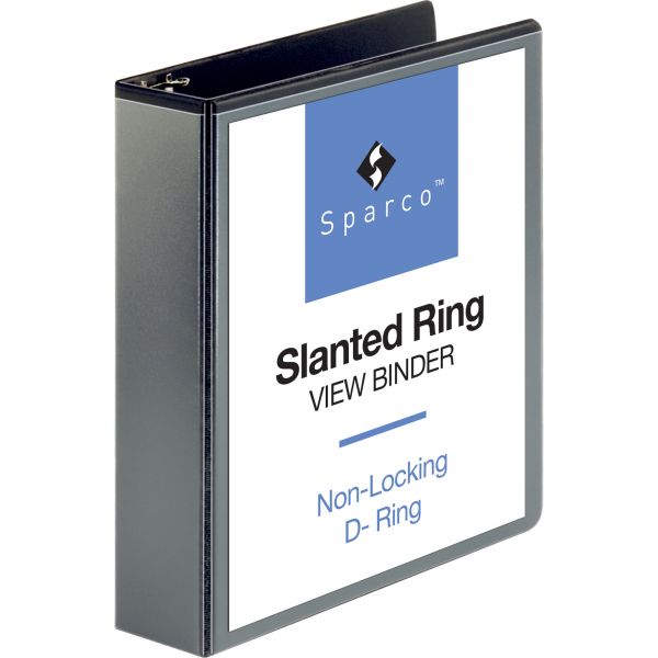 SPR09500 Sparco 2" 3-Ring View Binder