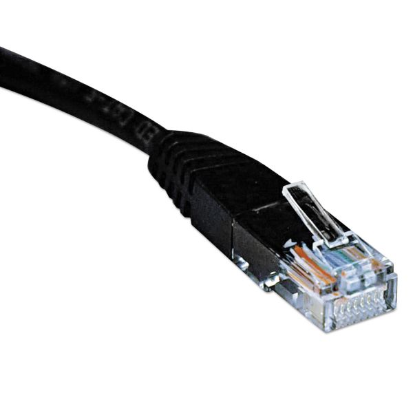 TRPN002007BK Tripp Lite CAT5e Molded Patch Cable, 7 ft, Black