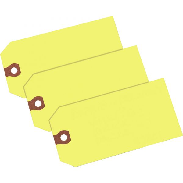 AVE12325 Avery Unstrung Shipping Tags, Paper, 4 3/4 x 2 3/8, Yellow, 1,000/Box
