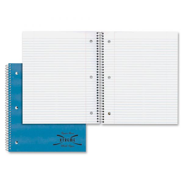 RED33709 National Subject Wirebound Notebook, College/Margin Rule, 11 x 8 7/8, White, 80 Sheets