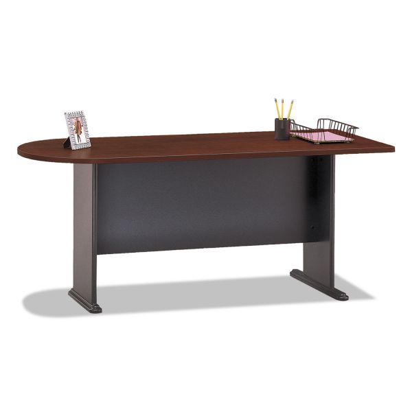 BSHWC90471A Bush Series A Collection 72W Freestanding Peninsula, Hansen Cherry