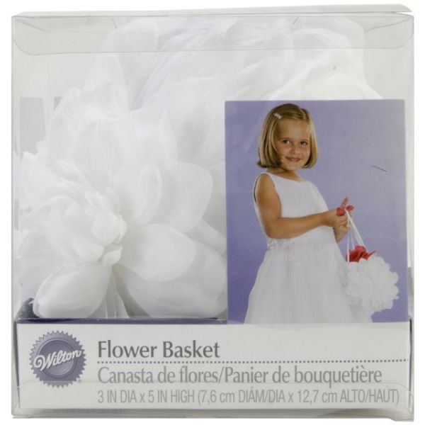 NOTM036382 Wedding Flower Basket 3"X5"