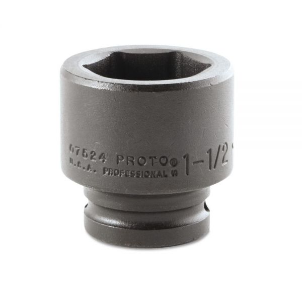 PTO07524 PROTO Torqueplus Impact Socket, 3/4" Drive, 1-1/2" Opening, 6-Point