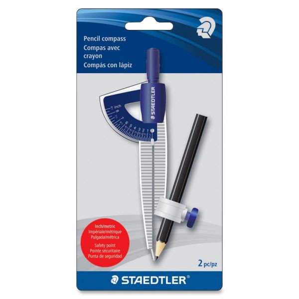 STD557SCBKA6 Staedtler Student Compass with Pencil
