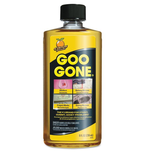WMN2087 Goo Gone Original Cleaner, Citrus Scent, 8 oz Bottle, 12/Carton