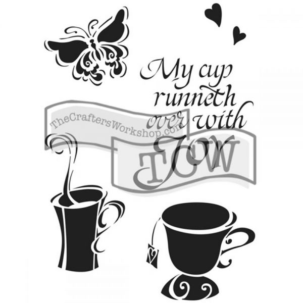 NOTM419190 Crafter's Workshop Journaling Stencils 6"X9"