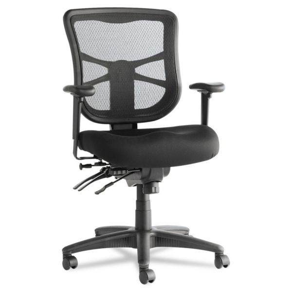 ALEEL42ME10B Alera Elusion Series Mesh Mid-Back Multifunction Chair, Black