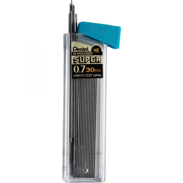 PENC27BPHBK6 Pentel Super Hi-Polymer HB Lead Refill
