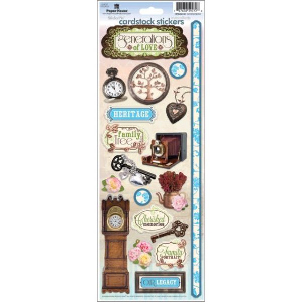NOTM114049 Paper House Cardstock Stickers 4.625"X13"