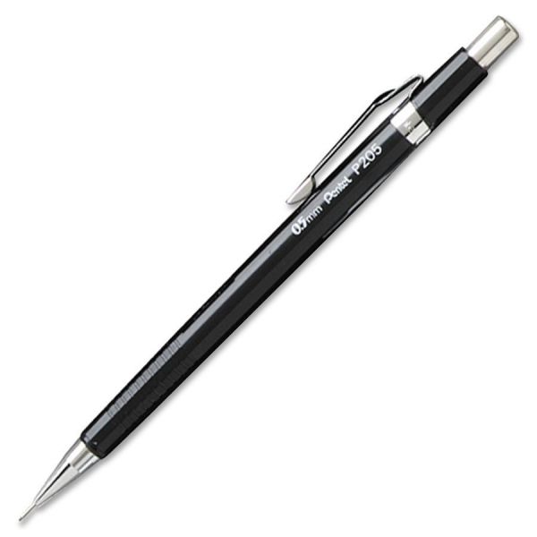 PENP205A Pentel Sharp Mechanical Drafting Pencil, 0.5 mm, Black Barrel