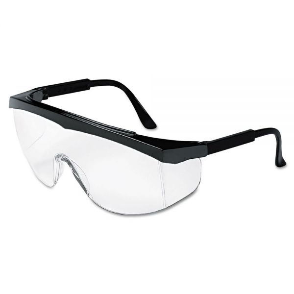 CRWS2110AF MCR Safety Blackjack Protective Eyewear, Chrome/Clear