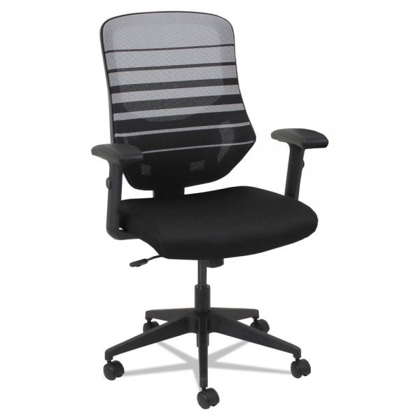 ALEEM4204 Alera Embre Series Mesh Mid-Back Chair, Black/White